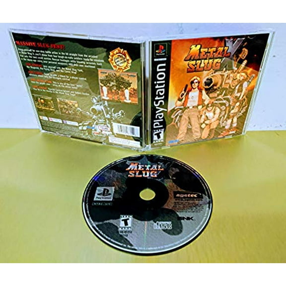 Pre-Owned Metal Slug X - Complete in Box - Black Label - Tested - PS1 Playstation 1 PSX