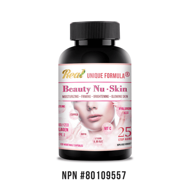 Unique Formula Beauty Nu Skin 25+ Supplément avec Collagène, Vitamine C / 120 Capsules
