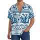 thumbnail image 1 of Fotbe Sea Underwater Jellyfish Camisa Estampada de Manga Corta para Hombre, Casual de Verano, Estilo Playero, Sin Arrugas-Large, 1 of 5