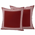 thumbnail image 2 of Pack of 2 Outdoor Pillow Covers 26x26 Inch Waterproof Red Geometric Throw Pillow Covers,Decorative Couch Pillow Shams Protectors Country Farm Traditional Chinese Tile Patio Pillowcases Cushion Covers, 2 of 8