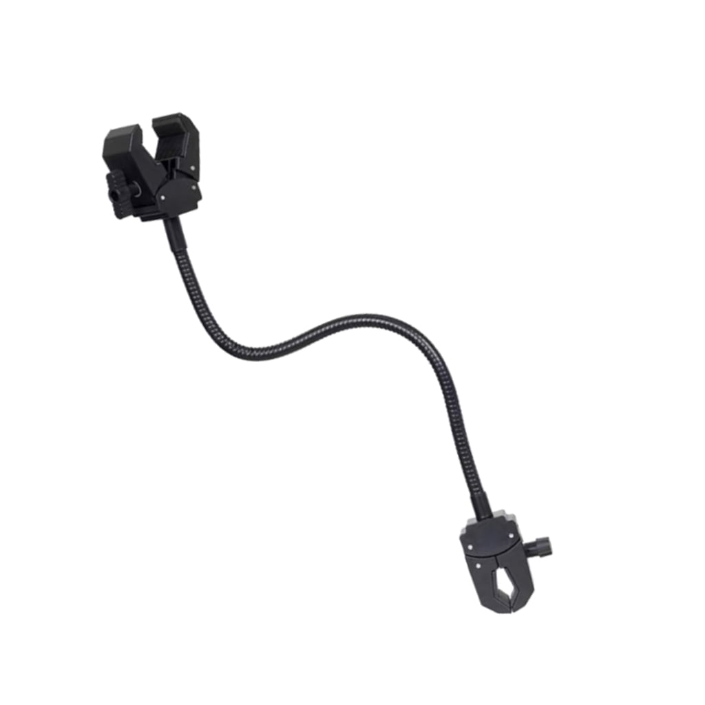 Universal Bendable Clip Mount Gooseneck Microphone Stand for Mic Flashlights Hair Dryer And Photography Accessories