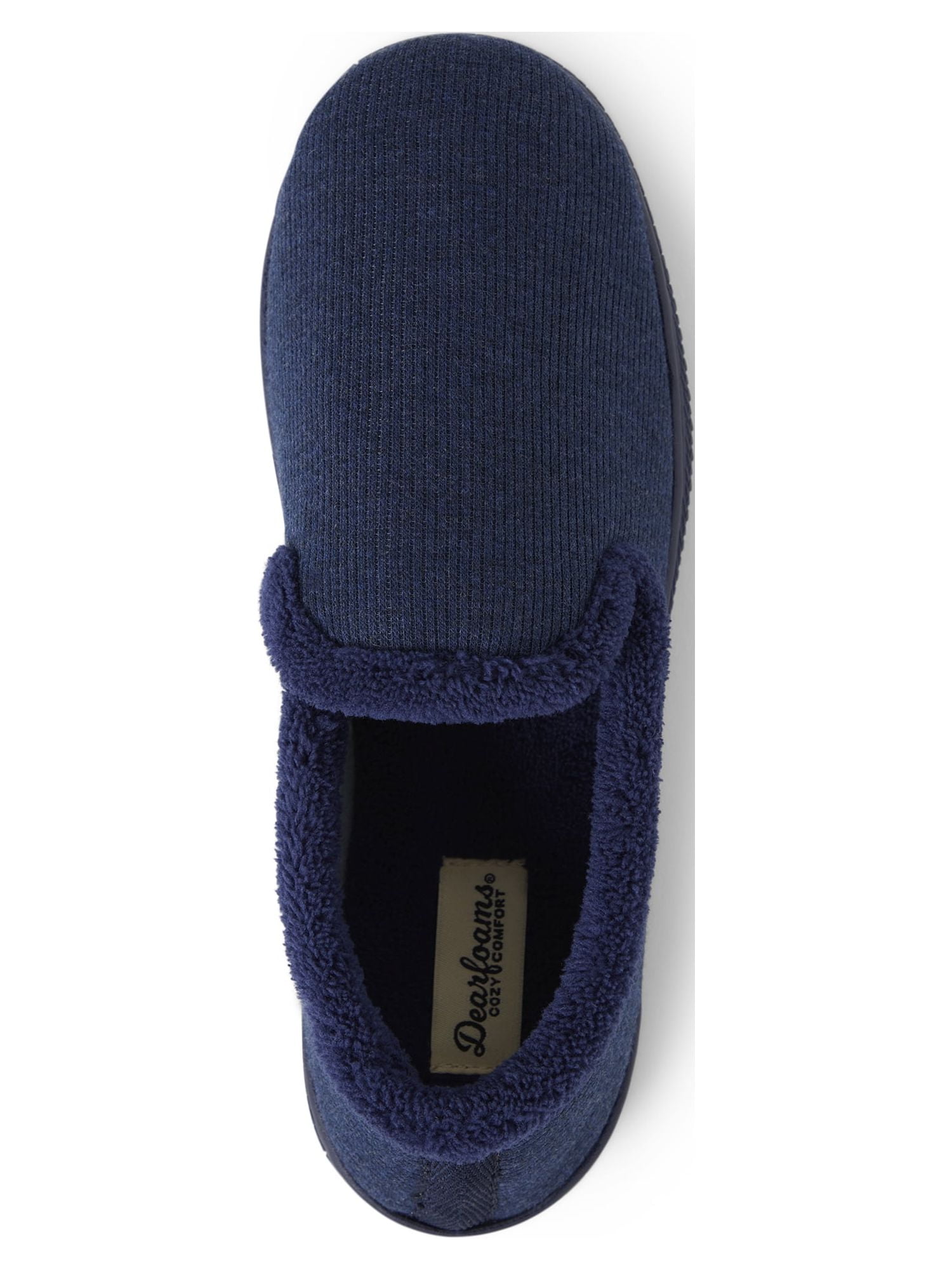 Dearfoams Cozy Comfort Women's Rib Knit Closed Back Slippers