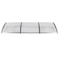 thumbnail image 4 of Cfowner 40 inch x 120 inch Window Awning Door Canopy Polycarbonate Cover Outdoor Front Door Patio Sun Shetter, 4 of 7