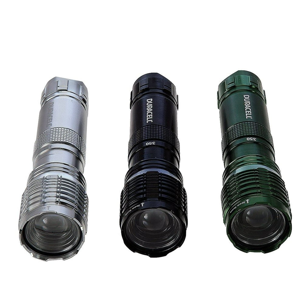 Duracell Durabeam Ultra 350 Lumens Flashlights, 3 Pack