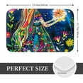 thumbnail image 2 of Pofeuu Colorful Floral Forest Fairy Print Flannel Doormats Rug16"x24"Rug Washable Doormats Indoor Outdoor Rugs for Layered Front Door Mats, Porch, Kitchen, Entryway, 2 of 7