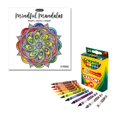 thumbnail image 2 of Kit Libro Colorear Mandala + 24 Crayones Colores Crayola, 2 of 2
