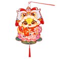 thumbnail image 2 of Hariumiu Chinese New Year Lantern Cartoon Snake Handheld Paper Lantern Children DIY Craft Lantern Kit for Lunar New Year Home Decor, 2 of 8