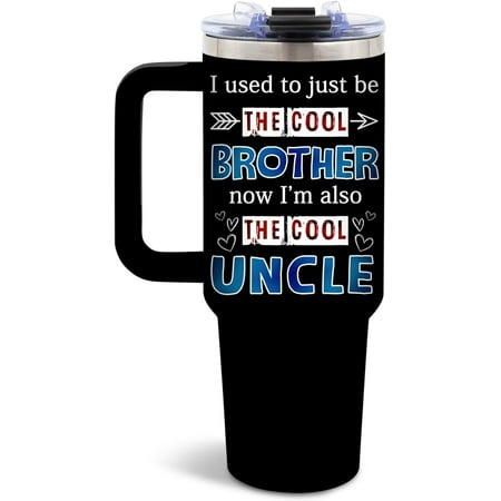 

Cool Uncle Gifts for Men Uncle Tumbler Birthday Gifts for Men Funny Brother Gift from Niece Nephew Best Gift Ideas for Brother 40 Oz Tumbler with Handle