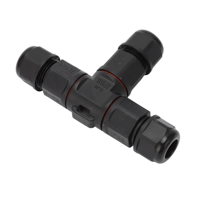 Conector de alambre de 3 polos impermeable, protección IP68 conector de la caja de unión de 3 canales tornillo de 380v 25a para cables para 6-12 mm² para la aviacon del barco
