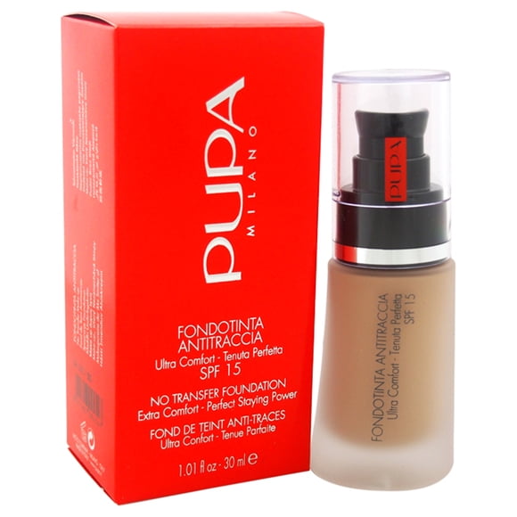 Base de Maquillaje Pupa Milano No Transfer SPF 15 02 Beige Claro 1.01 oz