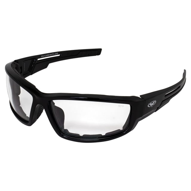 Gafas de sol para moto Global Vision Sly, acolchadas con espuma, color negro