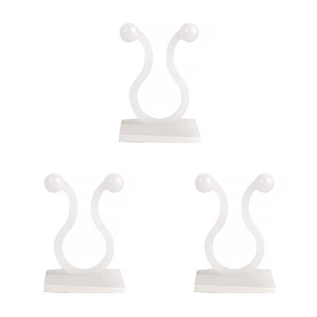 Inteprter Sujetador de plástico autoadhesivo para escalar paredes de plantas, ganchos de vid para montaje en pared, Clips fijos, accesorios para Type1 NO1
