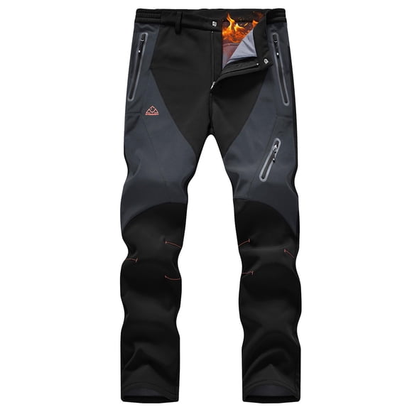 Pantalones de nieve Rdruko de forro polar impermeable y aislante para hombre