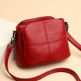 thumbnail image 4 of Mini Simple Solid Color Crossbody Bag PU Leather Textured Bag Purse Classic Fashion Versatile Shoulder Bag (22.99cm X 11.99cm X 16.99cm), 4 of 6