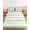 Green Pink, variant on Twin XL Size Fitted Sheet Set - Green Pink Stripes 2 Piece Bedding Sets 16" Deep Pocket Fitted Sheet with 1 Pillowcases, Gradient Geometric Smear Art Paint Brushed Microfiber Hotel Luxury Bed Sheets
