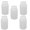 thumbnail image 1 of Botella de muestra de reactivo de boca ancha redonda de 250 ml, 5 piezas, blanca, 1 of 2