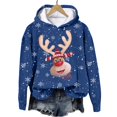 thumbnail image 4 of Futezty Christmas Sweatshirts for Women Novelty Funny Santa Xmas Tree Graphic Pullover Tops Loose Casual Fleece Shirts, 4 of 6