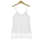 thumbnail image 3 of Chaleco Mujeres Casual Cami Hollow Out Crochet Beach Tank Top Cover Traje de baño Bikinis de playa Ygjytge Blanco T L para Mujer, 3 of 8