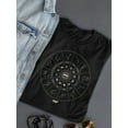 thumbnail image 3 of Zodiac Wheel Emoji - Astrology Horoscope Constellation Women's T-shirt, 3 of 4