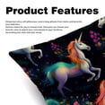 thumbnail image 2 of Robot Unicorn Attack Elegant Velvet Bed Pillow Covers Set - Decorative Pillows with Unique Patterns, Chair Pillow Covers - 16x16, 18x18, 20x20 inches for Any Occasion - Set of 2 Items, 2 of 6