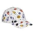thumbnail image 3 of Daiia Rocket Planets print Baseball Cap Men Women Golf Dad Hat Adjustable Original Classic Low Profile Hat Unconstructed Plain Cap, 3 of 9