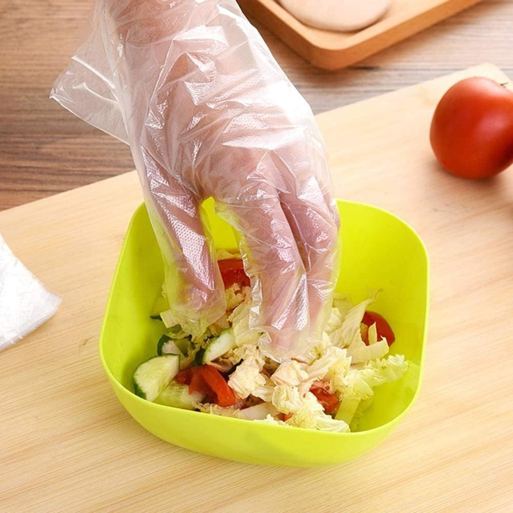 Plastic Disposable Food Prep Gloves,Disposable Polyethylene Work Gloves