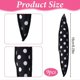 thumbnail image 3 of 9PCS Satin Hair Rollers No Heat Curlers for Overnight Styling Soft Foam for Long Hair Black, 3 of 4