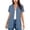 #265-Navy, variant on Craaazy Women's Solid Color V-Neck Short Sleeve Pocketed Open Front Cardigan Loose Fit Casual Top Gifts