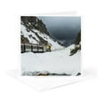 thumbnail image 5 of 3drose, Train Goes Along Through Snow in Mountains, 6 Greeting Cards with Envelopes, 5 of 7