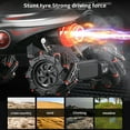 thumbnail image 3 of TFixol Blue Dual-Battery Remote Control Stunt Car with Exhaust Spray, 360° Rotation, and All-Terrain Tires for Kids' Multiplayer Racing Adventure, 3 of 6