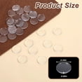 thumbnail image 2 of Table Anti Slip Bumpers,QZS Glass Table Top Anti Slip Bumpers,100Pcs Round Glass Furniture Top Bumpers,0.59x0.08In Portable Furniture Pads for Home,Office, 2 of 6