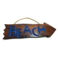 thumbnail image 1 of Beach Arrow Driftwood Sign 12" - Tropical Decor | #Dpt527930, 1 of 1