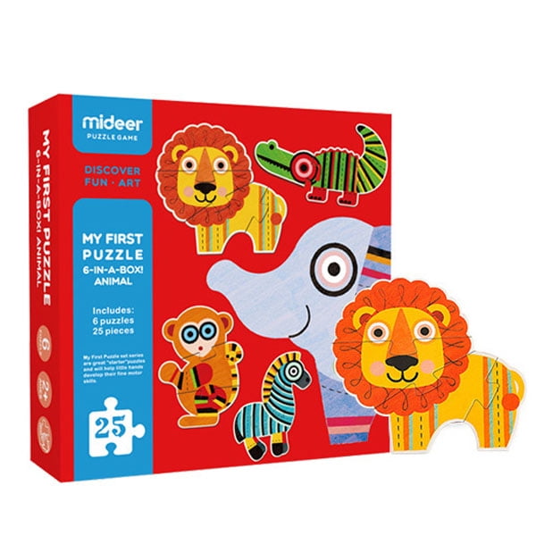 Mideer My First Puzzle 6-In-A-Box!/ Baby Kids Educational Toy 