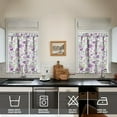 thumbnail image 4 of Kitchen Curtains and Valance Set 36 Inch Tier Pioneer Colorful Floral 3 Pieces Set Dining Room Small Curtain Drapes Cafe Curtains Valance for Home Decor Rod Pocket, 4 of 6