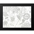 thumbnail image 2 of Varacek, Pam 24x19 Black Modern Framed Museum Art Print Titled - All Seeing Jungle, 2 of 5
