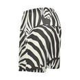 thumbnail image 5 of joogoo Mens Swim Trunks Zebra Black Print Beach Shorts Drawstring Elastic Waist Swimwear Bathing Suits XXL, 5 of 7