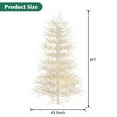 thumbnail image 6 of Christmas Trees 6FT Pre-lit Aspen Fir Artificial Christmas Tree, Hinged Xmas Tree 623 Snow Flocked Branch Tips, 420 Warm Yellow LED Lights, Holiday Coral Christmas Tree for Home Party,Artificial Ch, 6 of 10