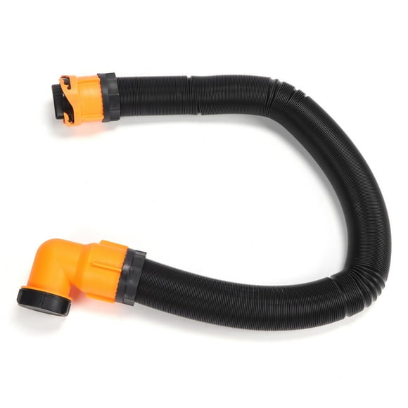 RV Dump Drain Hose, 15ft Long Translucent Elbow Sewer Hose Kit Anti Leakage for Campers Motorhomes