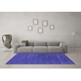 thumbnail image 3 of Ahgly Company Indoor Round Abstract Purple Contemporary Area Rugs, 8' Round, 3 of 4