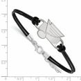 thumbnail image 2 of Women's St. Louis Blues Leather Bracelet, 2 of 4