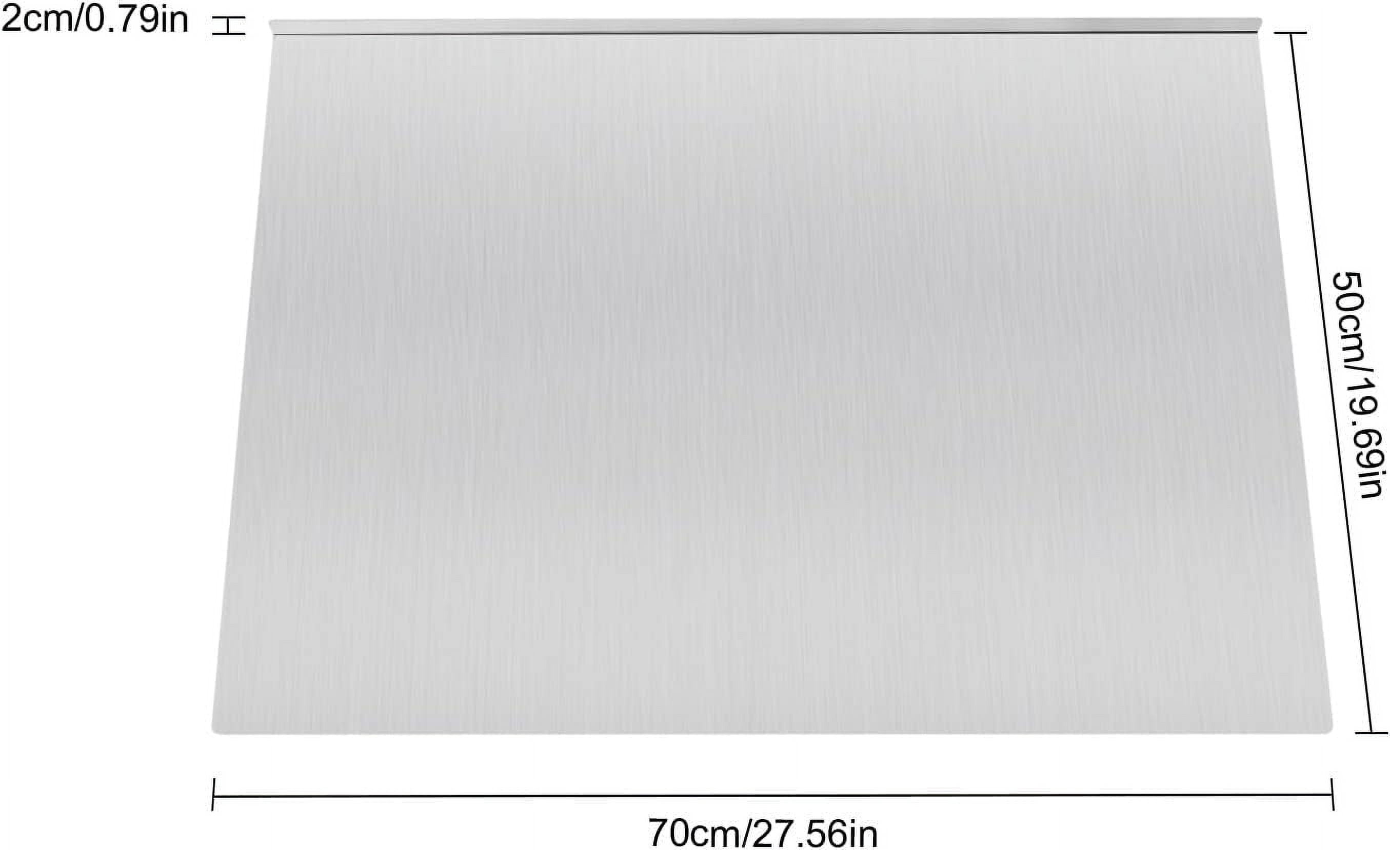 Cutting Boards, 27.6" X 19.7" Large 304 Stainless Steel Cutting Chopping Boards, Non Stick Thick Board for Kitchen, Pastry Board for Meat, Vegetables, Bread