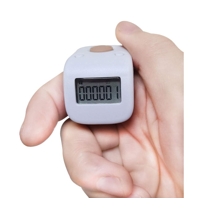Contador de dedos recargable Arvakr de 6 canales con LED silencioso