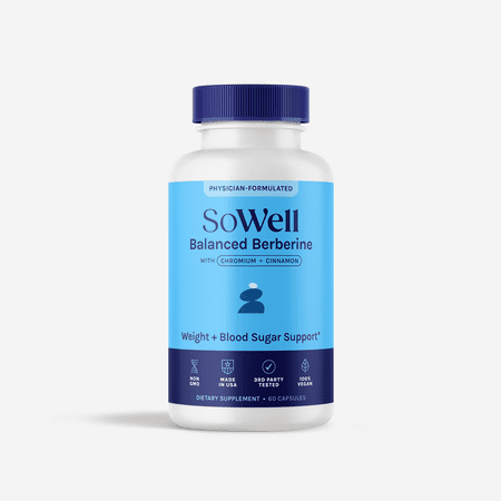 SoWell Balanced Berberine Blood Sugar Support