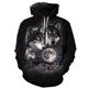 thumbnail image 3 of Sudadera con capucha de lobo 3D de otoño para hombre, sudadera con capucha con estampado de lobo animal, chándales, chaquetas para hombre y mujer, sudadera con capucha divertida, envío directo, 3 of 5