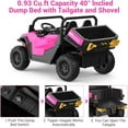 thumbnail image 4 of 24V Kids Ride On Car with Remote Control Battery Powered 4 Wheeler 2x2/4x4 Motorized Ride On UTV Ride On Toys for Boys Girls, EVA Tires Wheels, 4 of 8