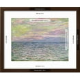 thumbnail image 3 of On the High Seas, Sunset at Pourville Coucher De Soleil a Pourville, Pleine Mer, 1882, Scenic Framed Art Print Wall Art by Claude Monet Sold by Art.Com, 3 of 6