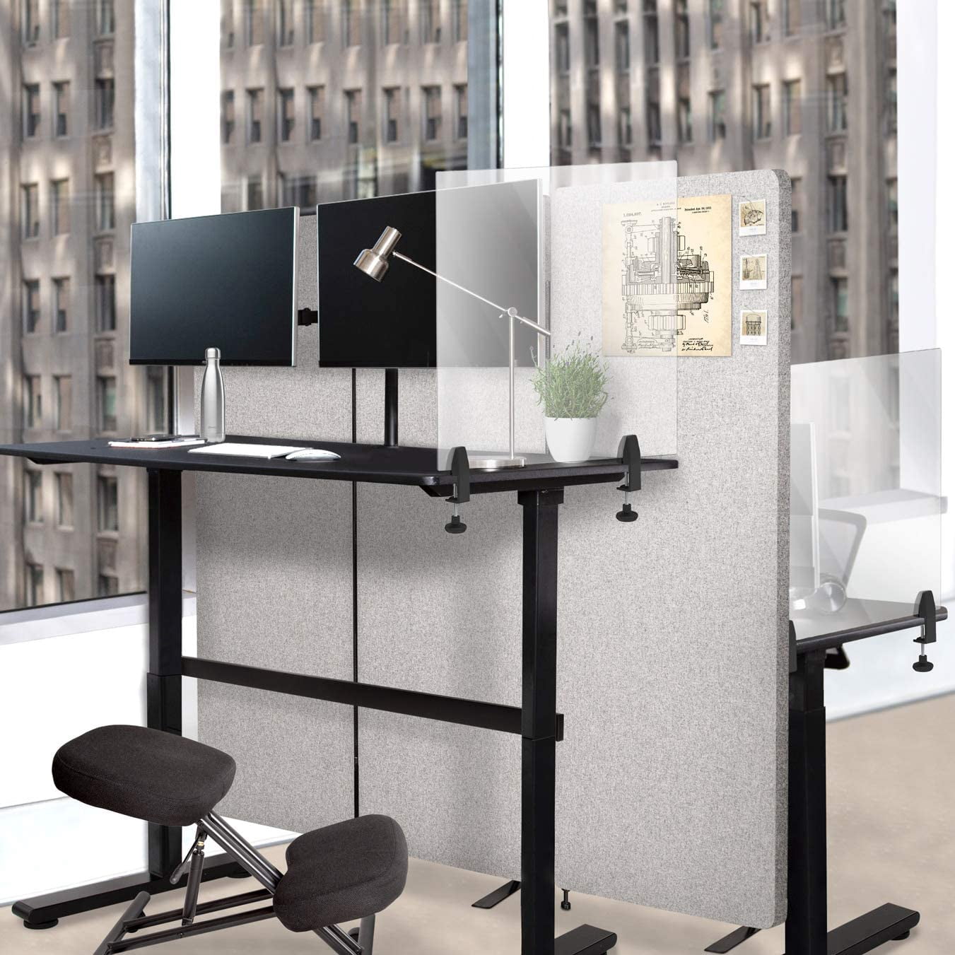 ProErgo Pneumatic Ergonomic Kneeling Chair | Fully Adjustable Mobile Office Seating | Improve Posture to Relieve Neck & Back Pain | Easy Assembly | Use in Home, Office, or Classroom