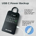 thumbnail image 4 of MojoBox, Digital Lockbox, Bluetooth Key Lockbox, iOS/Android App Remotely Generates Offline Access Codes for 1 Time Use, Temporary Use, Permanent Use, 4 of 8
