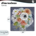 thumbnail image 4 of Stupell Industries French Country Happiness Is An Inside Job Canvas Art, 24 x 24, by Suzanne Nicoll, 4 of 8