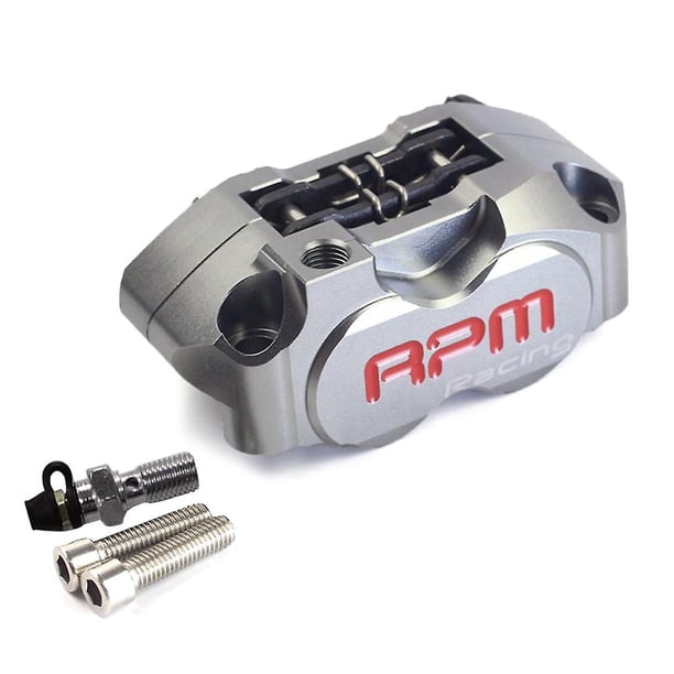 Titanium color Pinza de freno radial para motocicleta, 82 mm, Rpm, para disco de 200 mm/220 mm, modificado